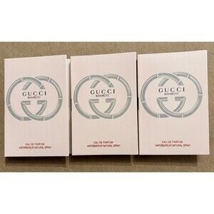 Gucci Bamboo EDP Sample Lot of 3 x Deluxe Spray Vials New